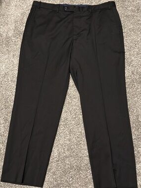 Peter Millar Men's Black Dress Pants - Classic Straight Fit 38